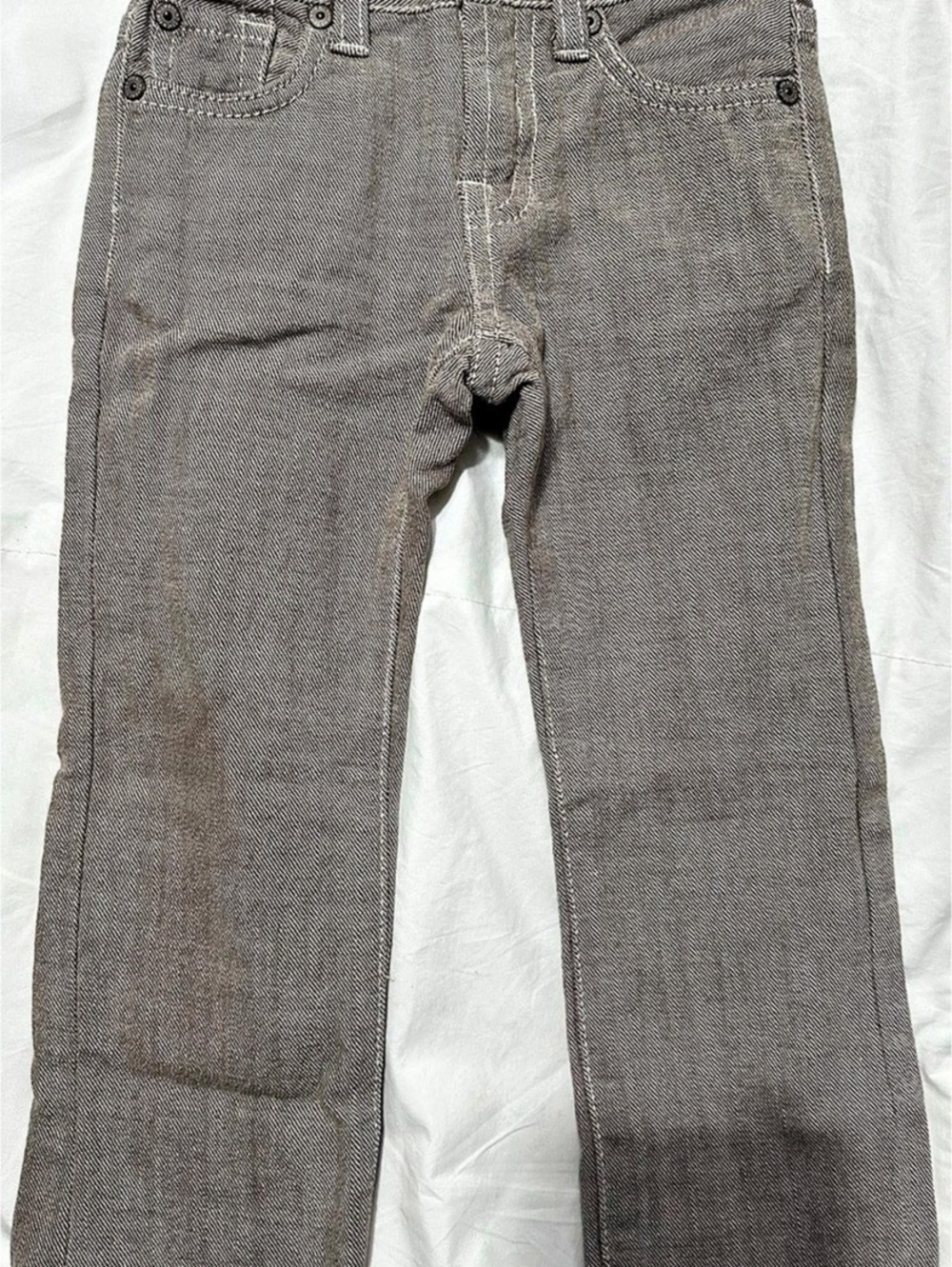 Boy’s Toddler 7 For All Mankind Standard Light Brown Jeans in Size 3T